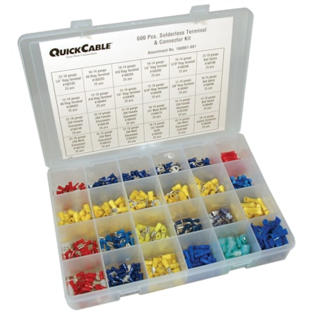 PVC Wire Termination Kit 600 Piece MPN:160901-001