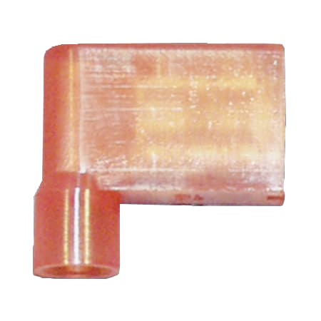 Flag Terminal, 0.25 in Stud Size, 14 AWG, 300 V, Nylon Insulated, Blue, 100 PK MPN:162265-100