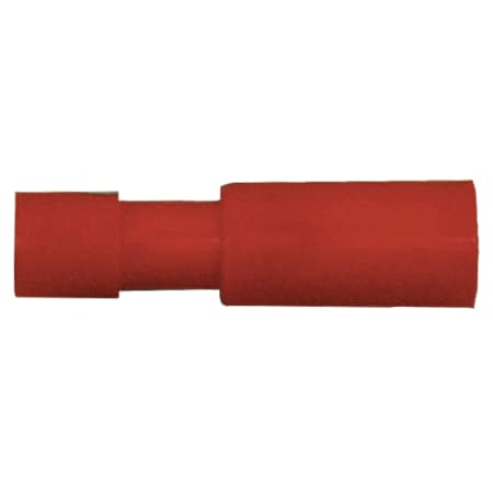Bullet Terminal, 0.157 in Stud Size, 14 AWG, 600 V, Nylon Insulated, Blue, 1000 PK MPN:163266-1000