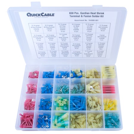 Heat-Shrink Wire Termination Kit 600 Piece MPN:164900-001