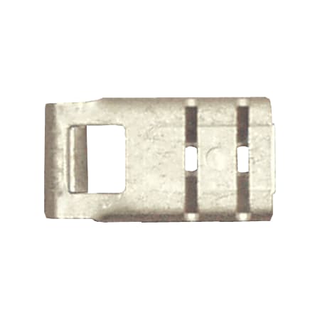 Flag Terminal, 1/4 in Stud Size, 14 AWG, Bare Insulated, Bare, 100 PK MPN:166265-100