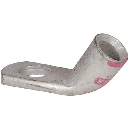 One-Hole Compression Lug, 3/8 in Stud, Standard Barrel, Copper, Pink MPN:6401-525-001FV