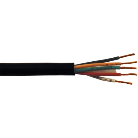 Control Cable, TC, 18 AWG, 5 C, Neoprene, Stranded, 600V, Indoor/Outdoor, 100 ft MPN:220104-100