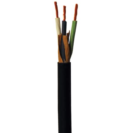 Portable Cord, SJOOW, 14 AWG, 2 C, Rubber, Stranded, 300V, Indoor/Outdoor, 50 ft MPN:270104-050