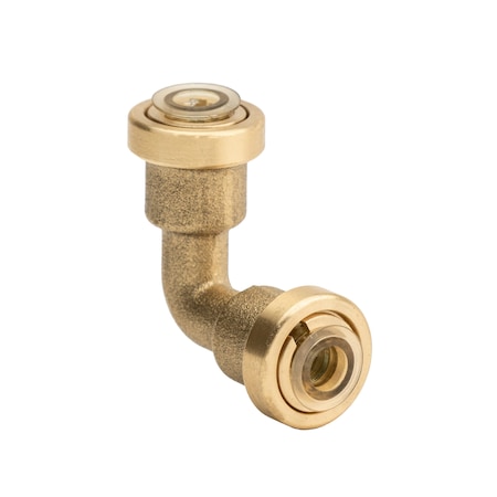 Elbow, Brass, Push-Fit1/4