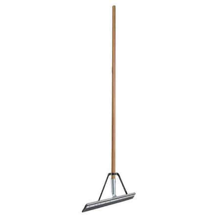 Floor Squeegee, Single-Blade, Includes Handle, Tapered, Not Threaded Thread, 24 in Blade Width MPN:16HDSU
