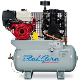 Belaire 3G3HHL 13 HP Stationary Gas Compressor 30 Gal 175 PSI 25.3 CFM Honda Electric/Recoil 8090250037