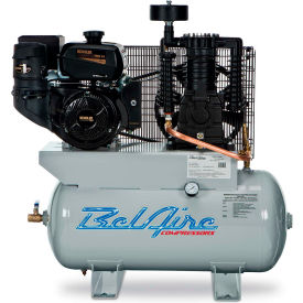Belaire 3G3HKL 14HP Stationary Gas Compressor 31 Gal 175 PSI 25.3 CFM Kohler Electric/Recoil 8090250039
