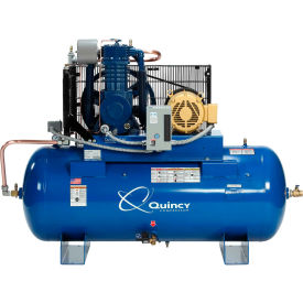 Quincy QT™ Max Two-Stage Air Compressor 10 HP 120 Gallon Horizontal 230V-3-Phase 2020040883
