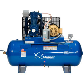 Quincy QT™ Pro Two-Stage Air Compressor 15 HP 120 Gallon Horizontal 460V-3-Phase 2020040888