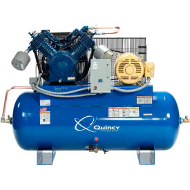 Quincy QT™ Max Two-Stage Air Compressor 15 HP 120 Gallon Horizontal 460V-3-Phase 2020040896