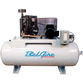 Belaire 318HL 7.5 HP Two-Stage Compressor 80 Gallon Horiz. 175 PSI 25.3 CFM 1-Phase 208-230V 8090250010
