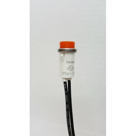 Indicator Light, Amber, 125V MPN:101-2201