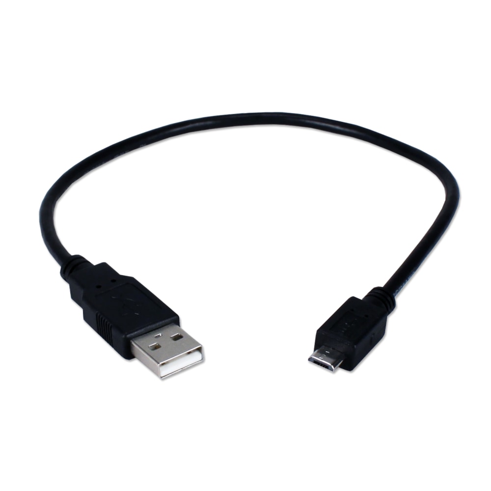 QVS Micro-USB Sync and Charger High Speed Cable, 1 Foot (Min Order Qty 12) MPN:CC2218C-01