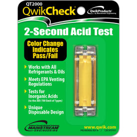 Qwik Products Acid Test Kit QT2000 QT2000