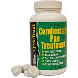 Qwik Products Condensate Pan Tablets QT2403 - 100 Tablet Bottle QT2403 - Pkg Qty 8