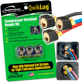 Qwik Products 3 Terminal Repair Lugs QT2800 Spades Without Wire QT2800 - Pkg Qty 10