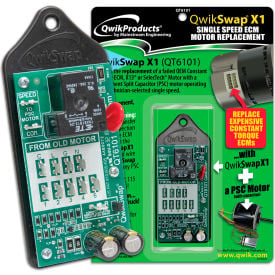 Qwik Products X1 Universal Constant Torque ECM replacement board QT6101 QT6101 - Pkg Qty 5