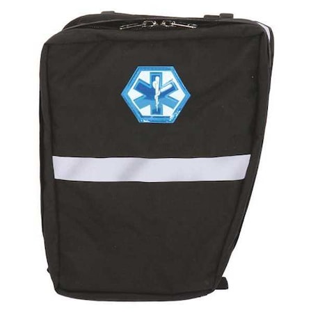 Pannier Bag, Cordura Nylon, 12 in L, 7 in W, Black MPN:RB-1326-BK