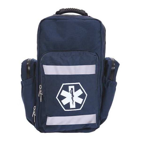 Backpack, Cordura Nylon, 11 in L, 6 in W, Blue MPN:RB-365NV-E
