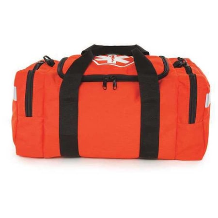 First Responder Bag, Cordura Nylon, 11 in L, 18 in W, Orange MPN:RB-828-OR