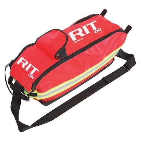 Rapid Intervention Bag, Vinyl, 23 in L, 9 in W, Red MPN:RB-888-RD