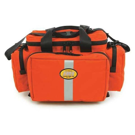 Trauma Bag, Cordura Nylon, 18 in L, 14 in W, Orange MPN:RB-A500X-OR-A