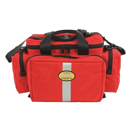 Trauma Bag, Cordura Nylon, 18 in L, 14 in W, Red MPN:RB-A500X-RD-A
