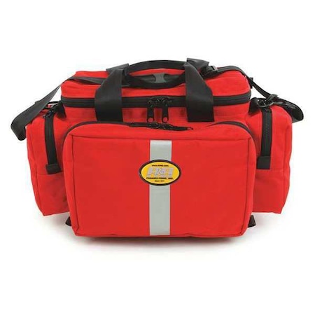 Trauma Bag, Cordura Nylon, 18 in L, 14 in W, Red MPN:RB-A500X-RD-B