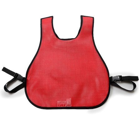 Plain Mesh Safety Vest, Red MPN:001RD