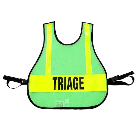 Triage Safety Vest, Lime Green MPN:003LG-TRI