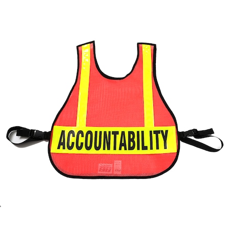 Safety Vest Accountability, Safety Ora MPN:003OR-AC