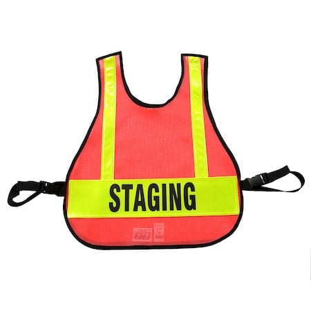 Safety Vest Staging, Orange MPN:003OR-STA