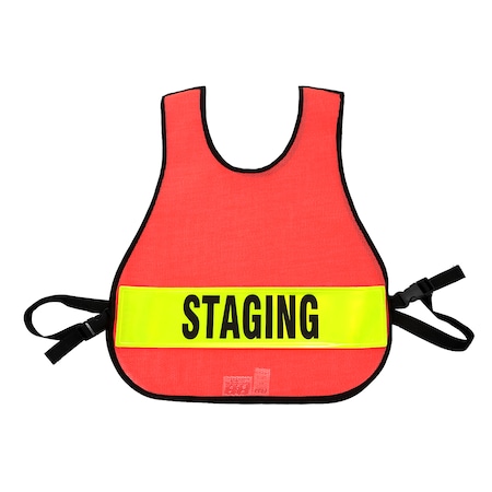 Safety Vest Staging, Safety, Orange MPN:005OR-STA