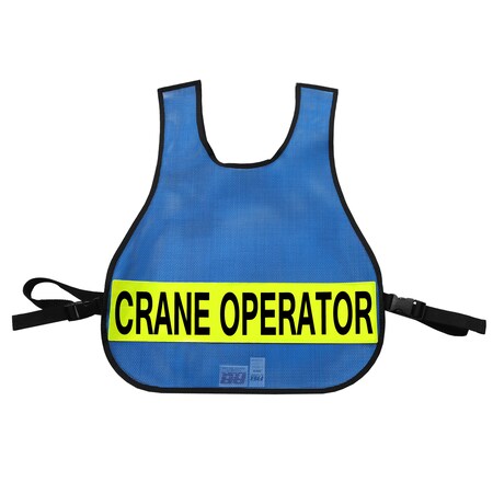 Safety Vest Crane Operator, Royal Blue MPN:005RB-CO