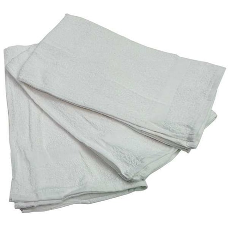 Hand Towel, 16x27 In, White, PK12 MPN:51610