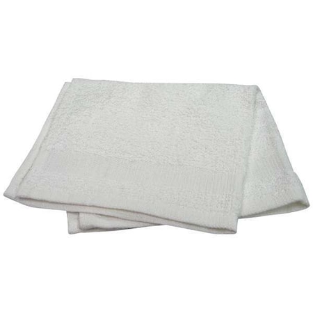 Wash Cloth, 12x12 In, White, PK12 MPN:61200