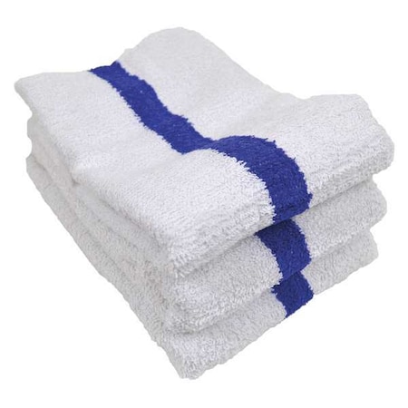 Pool Towel, 22x44 In., Striped, PK12 MPN:62270