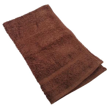 Hand Towel, 16x27 In, Brown, PK12 MPN:71623