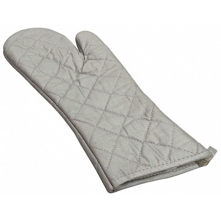 Oven Mitt, Hand Shaped, Silver, 15in MPN:01501