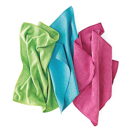 Microfiber New Microfiber Rags, 25 lb., Box 25 lb. MPN:Z73127