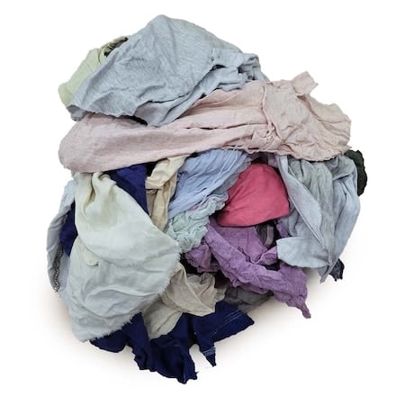Rcycld Mltclr T-Shirt Rag, Pallet, 630 lb. MPN:Z99405