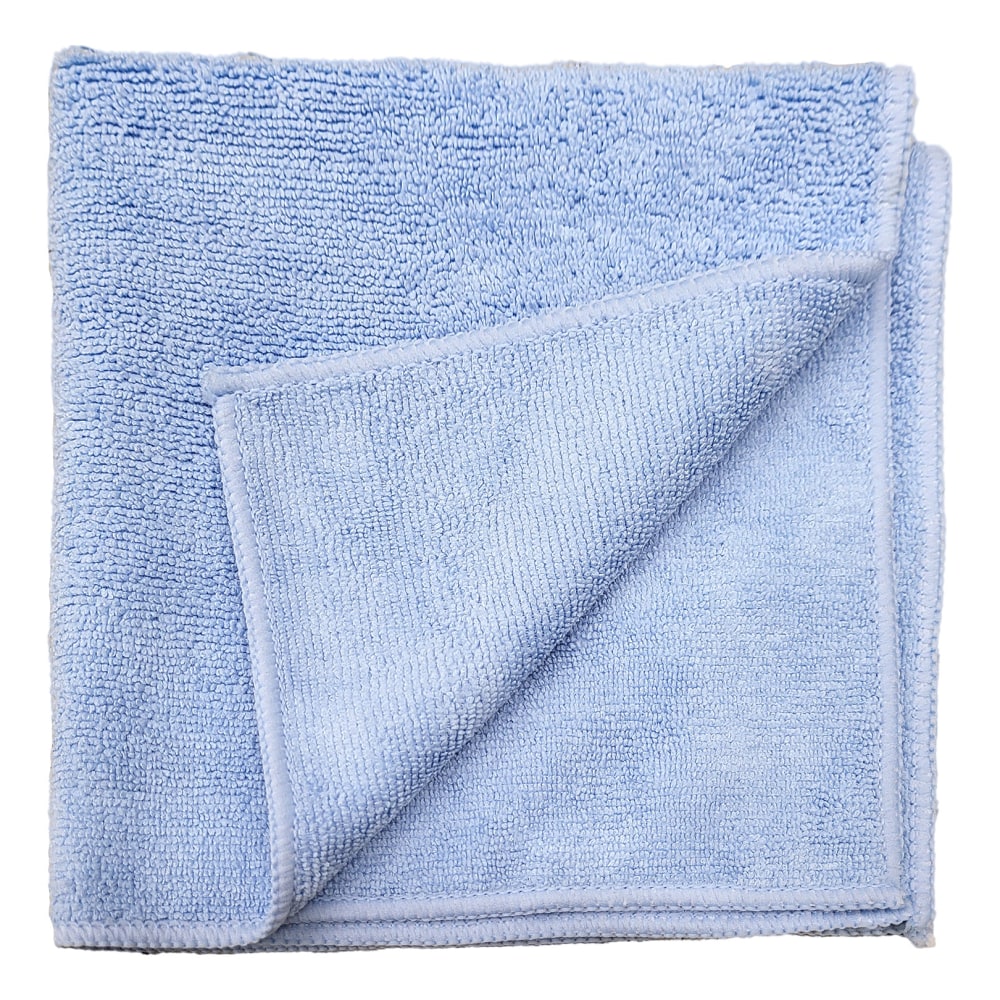 Pro-Clean Basics Microfiber Terry Hand Towels, 16in x 27in, Blue, Pack Of 180 Towels MPN:73010-180