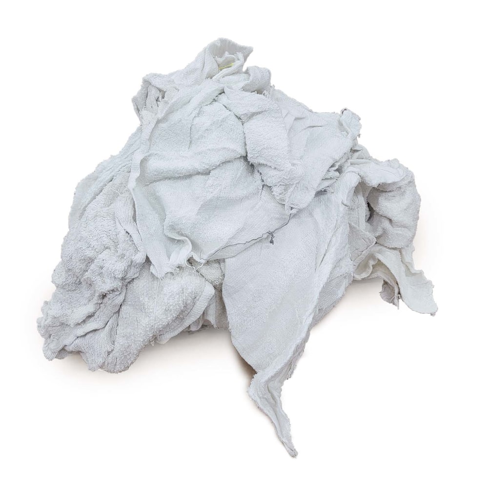 Pro-Clean Basics Terry Rags, Assorted Sizes, White, 3-Lb Bag MPN:99001-3