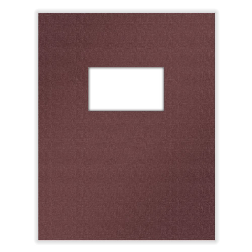 ComplyRight Tax Presentation Two Piece Report Covers, Single Window, Burgundy, 8-1/2in x 11in, Pack of 50 Sets MPN:PBW24
