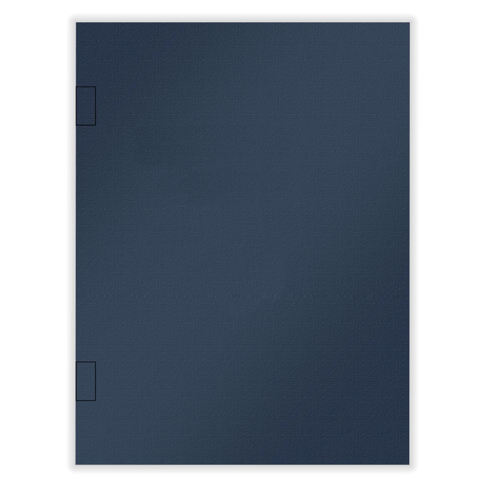 ComplyRight Tax Presentation Folder, Report Cover, Spine, Side-Staples Tabs, Navy Blue, 8-5/8in x 11-1/4in, Pack of 50 MPN:PNSS2