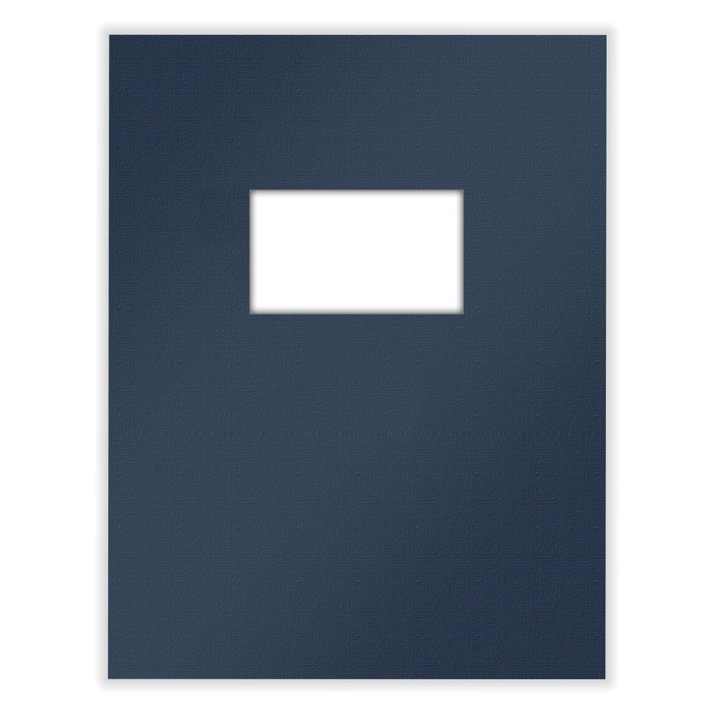 ComplyRight Tax Presentation Two Piece Report Covers, Single Window, Navy Blue, 8-1/2in x 11in, Pack of 50 Sets MPN:PNW22