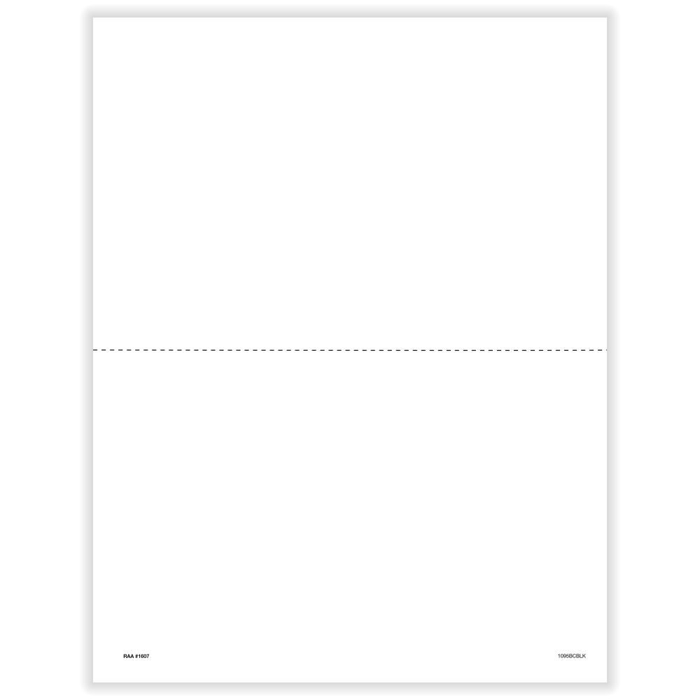ComplyRight 1095-B and/or 1095-C Blank Tax Forms With Printed Backer Instructions, 8-1/2in x 11in, Pack of 500 Forms, 1095BCBLK50025 MPN:1095BCBLK50025