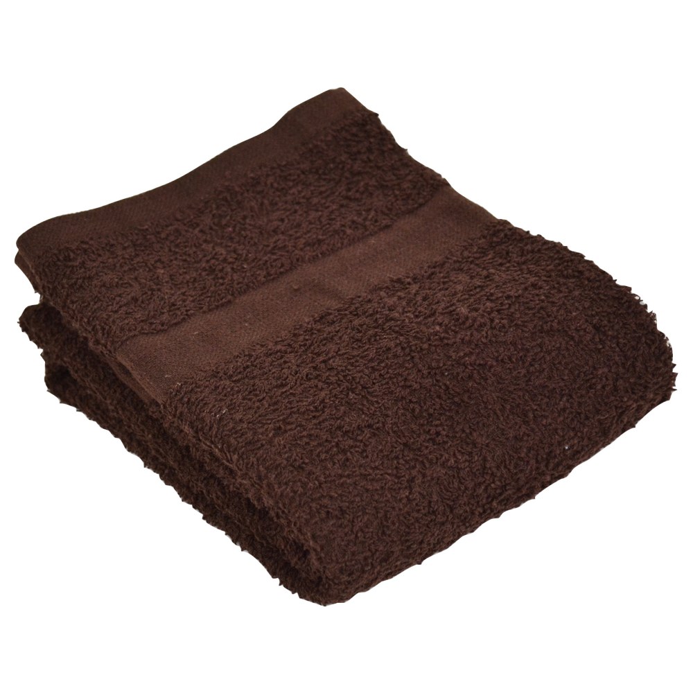 Valu Hand Towels, 16in x 27in, Brown, Pack Of 12 Towels MPN:71623-12