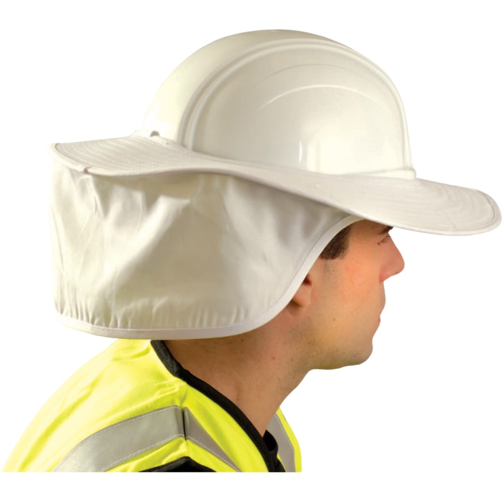 R3 Safety Hard Hat Shades, White, For Most Regular Hard Hats (Not Full Brim) MPN:898-008